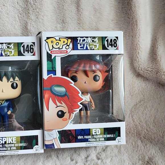 Funko POP! Cowboy Bebop Spike Faye Ed Jet 145 146 147 148 Vaulted + Bonus MIB - Picture 4 of 16